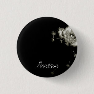 Koel, geweldig, Dandelion Ronde Button 3,2 Cm