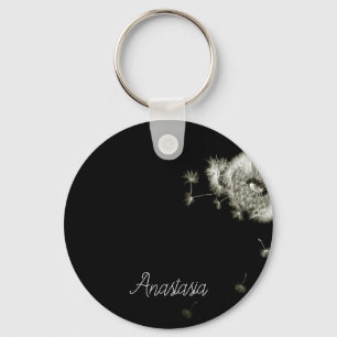 Koel, geweldig, Dandelion Sleutelhanger
