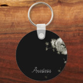 Koel, geweldig, Dandelion Sleutelhanger (Voorkant)