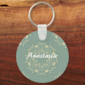Koel, geweldig, Dandelion Sleutelhanger (Voorkant)