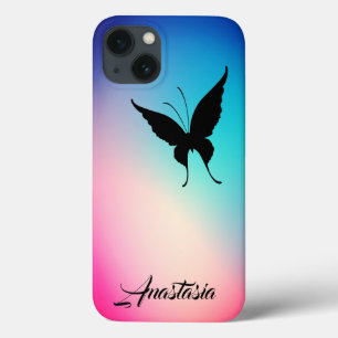 Koel, geweldig, regenboogvlinder Case-Mate iPhone case