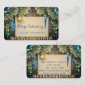 Koel Geweldige kerstgeschut Visitekaartje (Voorkant / Achterkant)