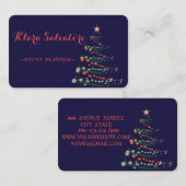 Koel Geweldige kerstverlichting Visitekaartje (Voorkant / Achterkant)