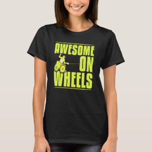 Koel Geweldige op wielen Paralympics Power Caregiv T-shirt