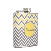 Koel geweldige trendy herringbone zigzagpatroon heupfles (Rechts)