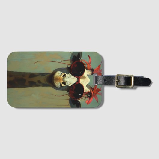 Koel Giraffe Bagagelabel (Voorkant (horizontaal))