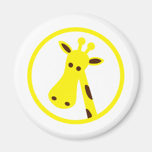 Koel Giraffe Magneet