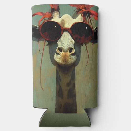 Koel Giraffe Seltzer Blikjeskoeler (Achterkant)