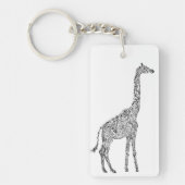 Koel Giraffe Sleutelhanger (Voorkant)
