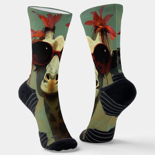 Koel Giraffe Sokken (Gebogen)