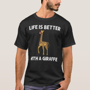 Koel Giraffe voor mannen Dierendierentuin Sa T-shirt