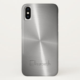 Koel Glanzend Radiaal Staal Metaal Case-Mate iPhone Case