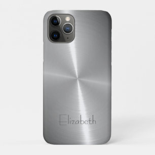 Koel glanzend radiaal staal metaalachtig Case-Mate iPhone case