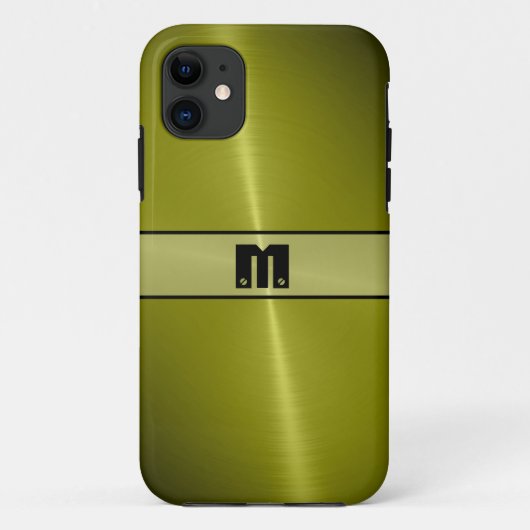 Koel glanzend roestvrij staal metaal 6 Case-Mate iPhone case (Achterkant)
