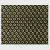 Koel-goud-vinylvloerpapier Cadeaupapier (Vlak)
