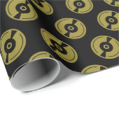 Koel-goud-vinylvloerpapier Cadeaupapier (Rol Hoek)
