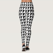 Koel Grafische cheques zwart-wit Leggings (Achterkant)