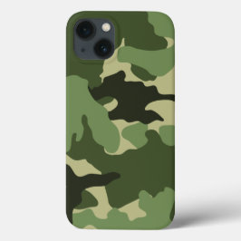 Koel groen Camo militair camouflage patroonpatroon Case-Mate iPhone Case