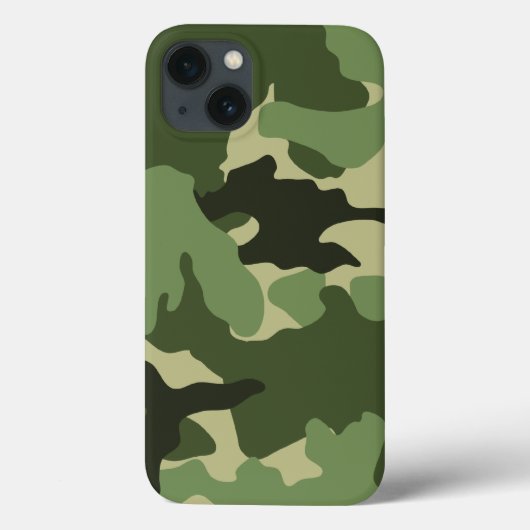 Koel groen Camo militair camouflage patroonpatroon Case-Mate iPhone Case (Achterkant)