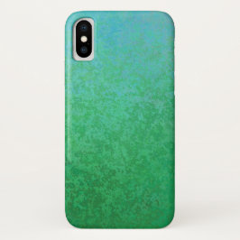 Koel groene variaties met verloop iPhone x hoesje