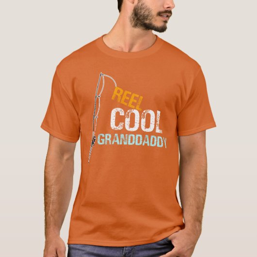 Koel grootvader vissen opa o t-shirt (Voorkant)