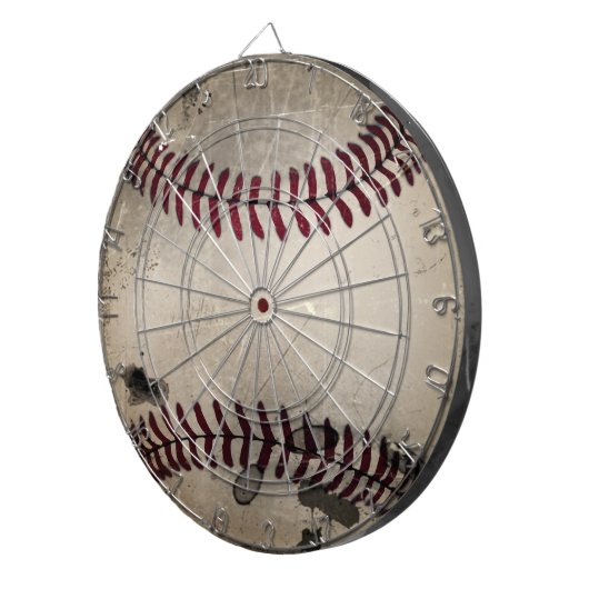 Koel  Grunge Baseball Dartbord (Voorkant Rechts)