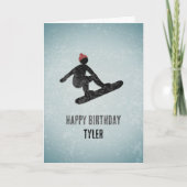 Koel Grungy Snowboarder op de douane van het Verha Kaart (Voorkant)