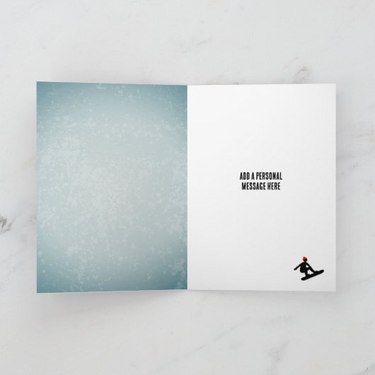 Koel Grungy Snowboarder op de douane van het Verha Kaart (Binnen)