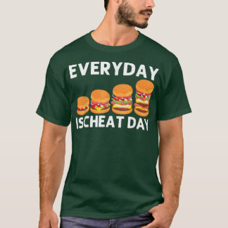 Koel hamburger voor mannen Cheeseburger Fast Foo T-shirt
