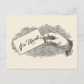 Koel  handbediende Kaart Verplaatsingsaankondiging (Voorkant)