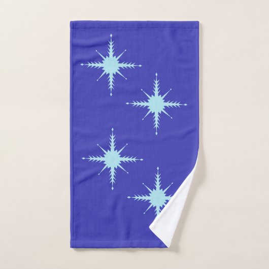Koel handdoek met sneeuwvlokken (Handdoek)