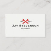 Koel-handyman of automatische mechanische sleutel visitekaartje (Voorkant)