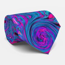 Koel heet roze, paars en blauw abstract retro