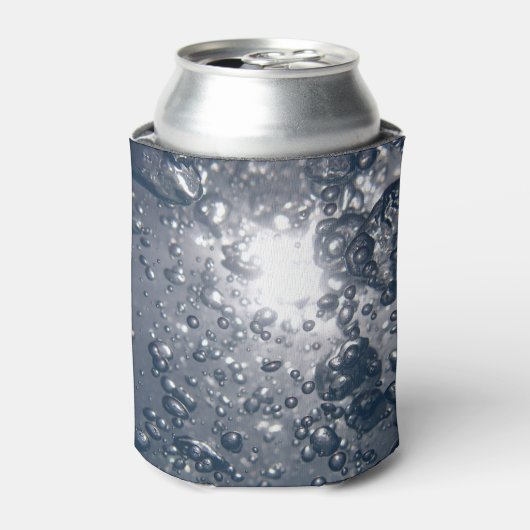 Koel helder water bellen blikjeskoeler (Blikje Voorkant)