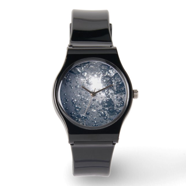 Koel helder water bellen horloge (Voorkant)
