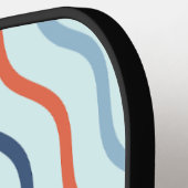 Koel Hemelsblauw Professioneel Pickleball Paddle (Links Detail)