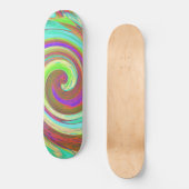 Koel herfstkleuren Vloeibare kunstdraf Persoonlijk Skateboard (Voorkant)