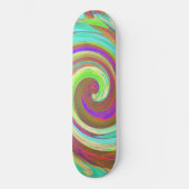 Koel herfstkleuren Vloeibare kunstdraf Persoonlijk Skateboard (Voorkant)