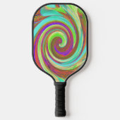 Koel herfstkleuren Vloeibare kunstdraf Pickleball Paddle (Voorkant)