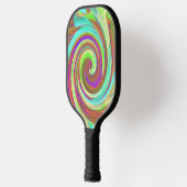 Koel herfstkleuren Vloeibare kunstdraf Pickleball Paddle (Links)