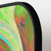 Koel herfstkleuren Vloeibare kunstdraf Pickleball Paddle (Links Detail)