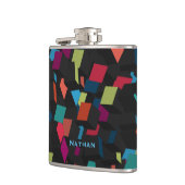 Koel het Abstracte Geometrische Bebouwingspatroon  Heupfles (Links)