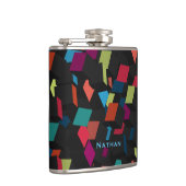 Koel het Abstracte Geometrische Bebouwingspatroon  Heupfles (Rechts)