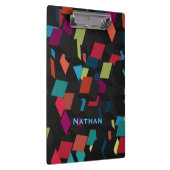 Koel het Abstracte Geometrische Bebouwingspatroon  Klembord (Rechts)