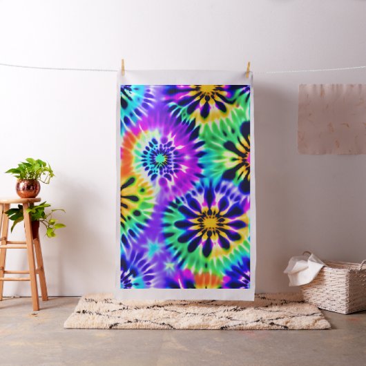 Koel het kleurstofpatroon stof (Voorbeeld)