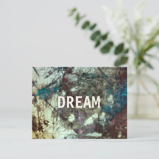 Koel het moderne, unieke abstracte ontwerp van de  briefkaart (Staand voorkant)