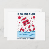 Koel het ontwerp van de veiligheidscontrole - als  briefkaart (Voorkant / Achterkant)