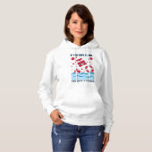 Koel het ontwerp van de veiligheidscontrole - als hoodie (Voorkant volledig)