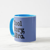 Koel het Verhaal van het Verhaal met Duim omhoog Mok (Voorkant links)