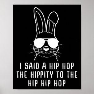 Koel Hip-hop Zonnebril Konijn Pasen Cadeau Heren E Poster